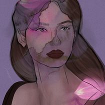 Mi proyecto del curso: Retrato ilustrado con Procreate. Projekt z dziedziny Trad, c, jna ilustracja, Grafika wektorowa, Ilustracja c, frowa i Portret użytkownika Paula López - 10.08.2023