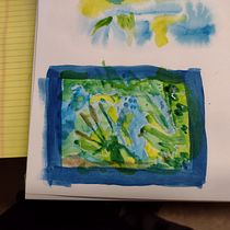 My project for course: Fantasy Landscapes with Watercolor & Gouache. Un progetto di Belle arti, Pittura, Pittura ad acquerello, Illustrazione naturalistica e Pittura gouache di Gary Colles - 11.08.2023