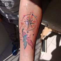 Mi proyecto del curso: Técnicas de tatuaje estilo acuarela: arte sobre piel. Un projet de Illustration traditionnelle, Peinture, Aquarelle , et Conception de tatouage de Daniel Gonzalez - 11.08.2023
