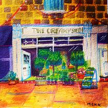 My project for course: Vibrant Urban Illustration with Gouache Paint. Painting, Sketching, Architectural Illustration, and Gouache Painting project by McKenzie Rose - 08.12.2023