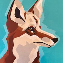 My project for course: Stylized Acrylic Painting: Explore Color and Shape. Acr, lic Painting, and Painting project by jmk_dunne - 08.12.2023