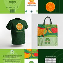 Il mio progetto del corso: Design di identità visive dalle linee decise - Ho deciso di fare una mia versione di naturel. Graphic Design, Creativit, Logo Design, and Communication project by Fayad Ibrahim - 08.12.2023
