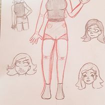 Mi proyecto del curso: Diario de dibujo: crea personajes fantásticos Ein Projekt aus dem Bereich Design von Figuren, Skizzenentwurf, Bleistiftzeichnung, Zeichnung und Sketchbook von Carmen Serrat Porcel - 12.08.2023