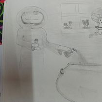 Mi proyecto del curso: Diario de dibujo: crea personajes fantásticos Ein Projekt aus dem Bereich Design von Figuren, Skizzenentwurf, Bleistiftzeichnung, Zeichnung und Sketchbook von Teresita Hernández Rivera - 12.08.2023