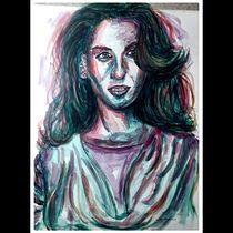 Mi proyecto del curso: Retrato artístico en acuarela. Fine Arts, Painting, and Watercolor Painting project by felix_el_gato2020 - 08.13.2023