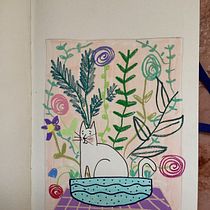 Mi proyecto del curso: Sketchbook para explorar tu estilo de dibujo. Ilustração tradicional, Esboçado, Criatividade, Desenho, Pintura em aquarela, Sketchbook, e Pintura guache projeto de sandrahens - 13.08.2023