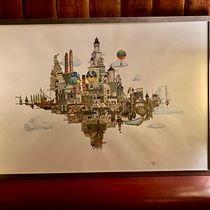 Estas son mis Villas Verticales. Sketching, Drawing, Watercolor Painting, Architectural Illustration, Sketchbook & Ink Illustration project by Juaco Lohmann - 08.14.2023