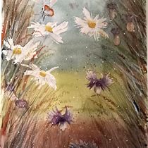 My project for course: Illustrating the Natural World with Watercolor and Charcoal. Traditional illustration, Painting, and Naturalistic Illustration project by jacqui_dom - 07.28.2023