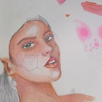 Meu projeto do curso: Retrato ilustrado em aquarela . % anakarynne777 tarafından hazırlanan Geleneksel illüstras, on, Güzel sanatlar, Tablo, Çizim, Sulubo, a Resim, Portre Çizimi, Ve Sanatsal Çizim projesi - 08.13.2023