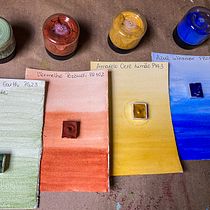 Elaboración de mini paleta de acuarelas artesanales. Arts, Crafts, Fine Arts, Painting, Watercolor Painting, DIY, and Color Theor project by Aline Vargas - 08.14.2023