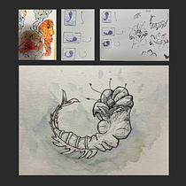 My project for course: Daily Sketching for Creative Inspiration. Traditional illustration, Sketching, Creativit, Drawing, and Sketchbook project by Nadiia Ridko - 08.15.2023