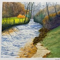 My project for course: Painting Realistic Watercolor Landscapes. Projekt z dziedziny  Sztuki piękne,  Malarstwo, Sketching, Malowanie akwarelą, Ilustracja naturalist i czna użytkownika terrygilfillan8 - 07.08.2023