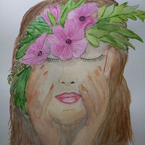 Mi proyecto del curso: Retratos estilizados en acuarela. Traditional illustration, Painting, Watercolor Painting, and Portrait Drawing project by cecilialagamma - 08.15.2023