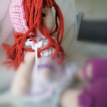 Mi proyecto del curso: Elaboración de muñecas amigurumi románticas. Un proyecto de Artesanía, Diseño de juguetes, Tejido, Crochet, Amigurumi y Diseño textil de dannunzio_eugenia - 16.08.2023