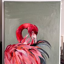My project for course: Classical Oil Painting for Naturalist Bird Portraiture. Fine Arts, Painting, Oil Painting, and Naturalistic Illustration project by Wendi Bowron Weller - 08.16.2023