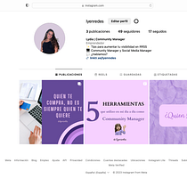 Mi proyecto del curso: Estrategia de marca en Instagram. Social Media, Digital Marketing, Mobile Marketing, Instagram, Communication, Instagram Marketing, Br, and Strateg project by Lydia Lozano Espinar - 08.17.2023