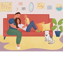 My project for course: Colorful Digital Illustration in Procreate. Un progetto di Illustrazione tradizionale, Disegno, Illustrazione digitale e Disegno digitale di Marina Shylina - 16.08.2023