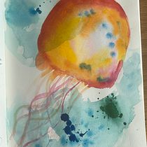 My project for course: Creative Watercolor Sketching for Beginners. Traditional illustration, Creativit, Watercolor Painting, and Sketchbook project by Flo - 08.17.2023