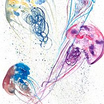 My project for course: Modern Watercolor Techniques. Un progetto di Illustrazione tradizionale, Belle arti, Pittura e Pittura ad acquerello di Teresa Waggener - 17.08.2023