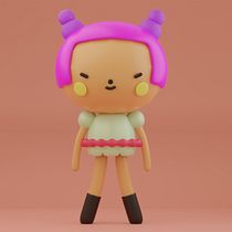 Personaje Kawaii Ein Projekt aus dem Bereich Traditionelle Illustration, Design von Figuren, Digitale Illustration, 3-D-Modellierung und Manga von Carlos Hung - 16.08.2023
