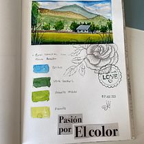 Mi proyecto del curso: Cuaderno de viaje en acuarela. Traditional illustration, Watercolor Painting, Architectural Illustration, and Sketchbook project by Maria Caldeira Taia - 08.18.2023