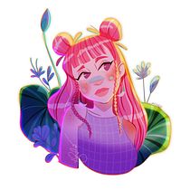 My project for course: Cartoon-Style Character Portraits with Procreate. Character Design, Digital Illustration, Digital Drawing, and Digital Painting project by reymond.logatoc - 08.17.2023