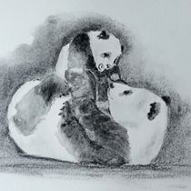  Animales carboncillo y tinta. Fine Arts, Drawing, Ink Illustration, and Naturalistic Illustration project by Patricia Moravec - 08.19.2023