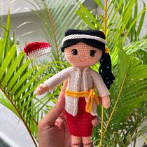 My project for course: Amigurumi: Design Clothing, Hair and Accessories. Un proyecto de Artesanía, Diseño de juguetes, Tejido, Crochet, Amigurumi y Diseño textil de Rina Diana - 17.08.2023