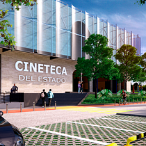 Cineteca del Estado. Un progetto di Ritocco fotografico, Fotografia digitale, Architettura digitale, ArchVIZ, Fotomontaggio e Matte painting di wuachiacosta - 18.08.2023