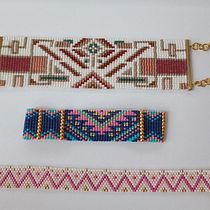 Mi proyecto del curso: Diseño de accesorios con cuentas: teje patrones elegantes. Accessor, Design, Arts, Crafts, Jewelr, Design, and Fiber Arts project by Ana P. S. - 08.19.2023