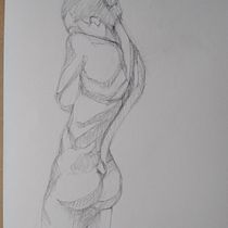 Mi proyecto del curso: Dibujo de la figura humana en movimiento Ein Projekt aus dem Bereich Bildende Künste, Skizzenentwurf, Bleistiftzeichnung, Zeichnung und Realistische Zeichnung von earias6399 - 20.08.2023