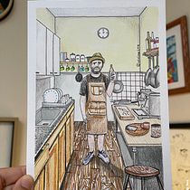 Mi proyecto del curso: Sketchbook para explorar tu estilo de dibujo. Ilustração tradicional, Esboçado, Criatividade, Desenho, Pintura em aquarela, Sketchbook, e Pintura guache projeto de Loida Rivera - 20.08.2023