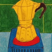La Moka. Traditional illustration, Fine Arts, Pencil Drawing, and Drawing project by manuela_faggiana - 08.20.2023