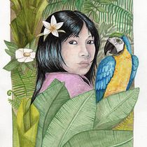 Mon projet du cours : Illustration à l’aquarelle : nature et vie. Painting, Watercolor Painting, and Portrait Drawing project by Claire Poyet - 08.20.2023