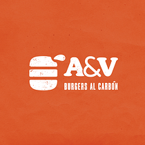 A&V Burgers al Carbón – From Concept to Presentation. Design, Br, ing, Identit, Graphic Design, and Logo Design project by Juan Neira - 08.20.2023