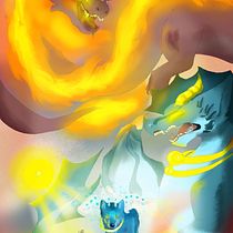 Mi proyecto del curso: Ilustración digital de animales fantásticos para principiantes. Traditional illustration, Drawing, Digital Illustration, Digital Drawing, and Digital Painting project by Vlanca - 08.20.2023
