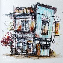 Mi proyecto del curso: Dibujo arquitectónico expresivo con marcadores de colores. Sketching, Drawing, Architectural Illustration, Sketchbook & Ink Illustration project by Lluïsa Quevedo Junyent - 08.21.2023