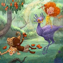 My project for course: Children’s Illustration with Procreate: Paint Magical Scenes. Un progetto di Illustrazione tradizionale, Illustrazione digitale, Illustrazione infantile, Pittura digitale e Albo illustrato di Alicia Dianne - 21.08.2023