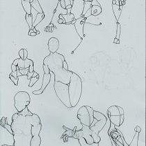 Mi proyecto del curso: Dibujo anatómico para principiantes Ein Projekt aus dem Bereich Bildende Künste, Skizzenentwurf, Bleistiftzeichnung, Zeichnung und Anatomische Zeichnung von danielgraffecas - 21.08.2023