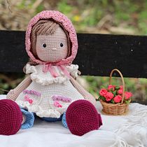 Meu projeto do curso: Amigurumi: crie bonecas com estilo romântico Ein Projekt aus dem Bereich H, werk, Spielzeugdesign, Weben, Crochet, Amigurumi und Textildesign von Thaís Machado - 22.08.2023