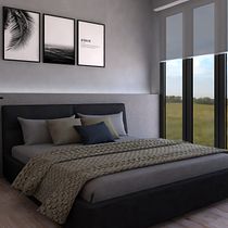 Mi proyecto del curso: Visualización arquitectónica con V-Ray para SketchUp | Habitación. Een project van Architectuur, Interactief ontwerp, Digitale architectuur, Architecturale visualisatie,  Ontwerp y 3D van Maria Savastake - 15.08.2023