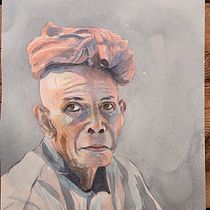 My project for course: Artistic Portrait with Watercolors. Fine Arts, Painting, Watercolor Painting, and Portrait Drawing project by lynnek - 08.21.2023