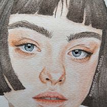 Mi proyecto del curso: Retrato en acuarela a partir de una fotografía. Traditional illustration, Watercolor Painting, and Portrait Drawing project by Mirelly Andrade Martínez - 08.07.2020