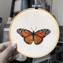 My project for course: Realistic Embroidery Techniques. Traditional illustration, Embroider, and Textile Design project by shnanigans - 08.22.2023
