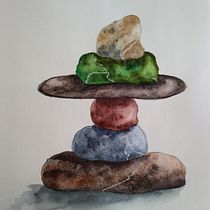 Mi proyecto del curso: Ilustración de elementos naturales en acuarela. Un progetto di Illustrazione tradizionale, Pittura ad acquerello e Illustrazione naturalistica di virginia villar - 22.08.2023