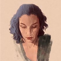 Meu projeto do curso: Retrato Ilustrado com Procreate Ein Projekt aus dem Bereich Traditionelle Illustration, Vektorillustration, Digitale Illustration und Porträtzeichnung von g73campos - 22.08.2023