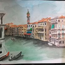 Mi proyecto del curso: Dibujo arquitectónico con acuarela y tinta. Sketching, Drawing, Watercolor Painting, Architectural Illustration, Sketchbook & Ink Illustration project by Katrynka - 08.22.2023