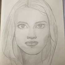 Mon projet du cours : Carnet de portraits : explorez le visage humain. Sketching, Drawing, Portrait Drawing, Artistic Drawing, and Sketchbook project by Marie-Emilie - 08.23.2023