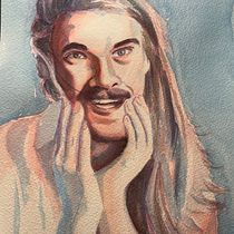 My project for course: Artistic Portrait with Watercolors. Fine Arts, Painting, Watercolor Painting, and Portrait Drawing project by Paula - 08.23.2023