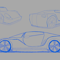 Mi proyecto del curso: Diseño de automóviles: el boceto del HIVOLT. Design, Design industrial, Design de produtos, e Esboçado projeto de Aarón Muñiz Ordóñez - 23.08.2023